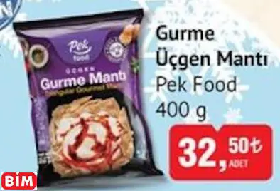 PEK FOOD GURME ÜÇGEN MANTI